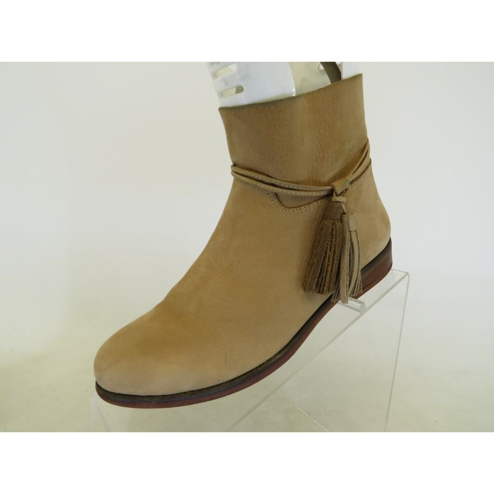 Lucky Brand Womens Brown Leather Zip Ankle Fashion Boots Bootie Size 6 M - Picture 3 of 12